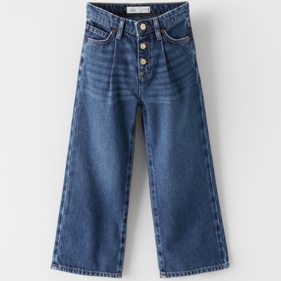 ZARA Kids Palazzo Jeans - Picture 1 of 3